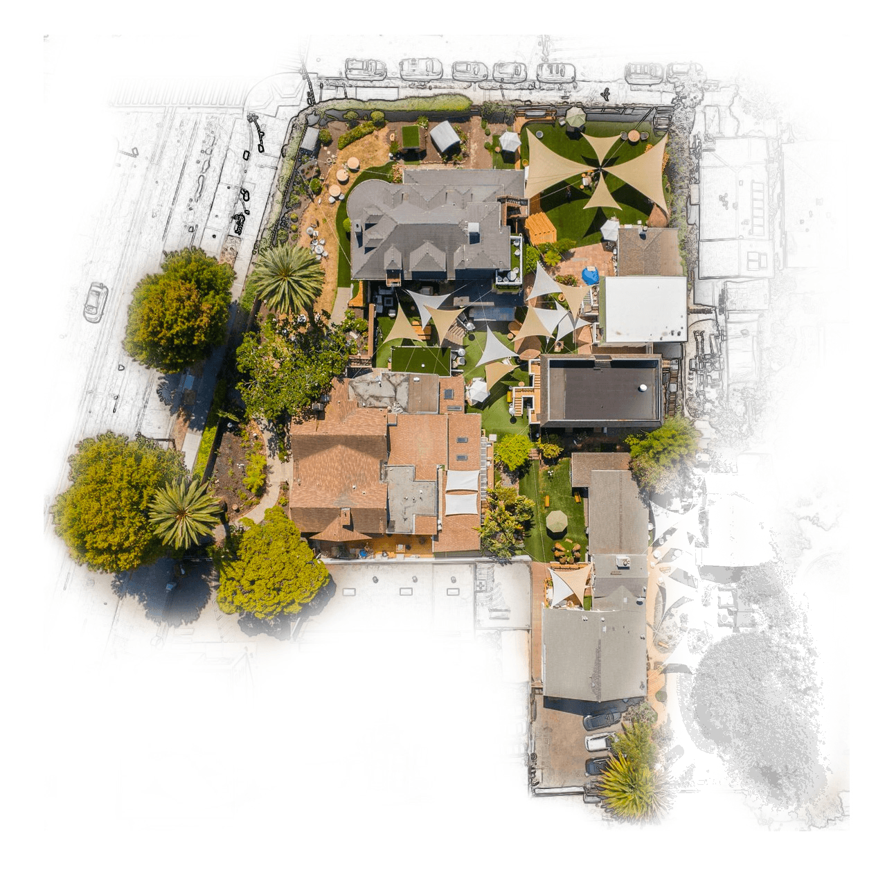 Map of the Lighthaven campus